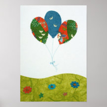 Paper Balloons Poster