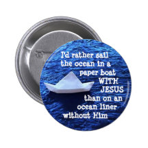 Paper Boat With Jesus Pins