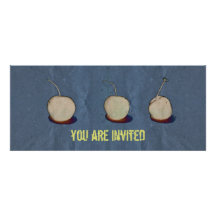 paper cherry invitation
