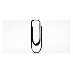 paper-clip icon photo card template