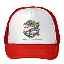 Paper Cut Year of The Dragon Gift Mesh Hats