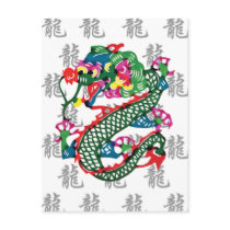 Paper Cut Year of The Dragon Gift Post Cards