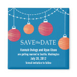 Paper Lantern Wedding Save the Date Magnets