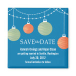 Paper Lantern Wedding Save the Date Magnet