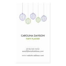 PAPER LANTERNS Business Card
