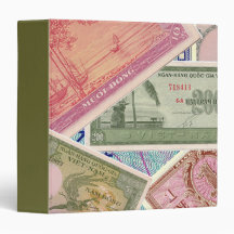 Paper Money 3 Ring Binder