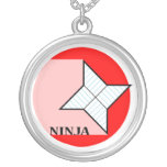 Paper Ninja Star Necklace