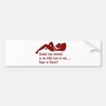 Paper or Plastic? Bumper Stickers