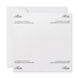 Paper Sample Invitation