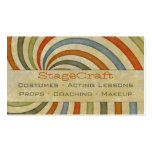 Paper Swirl Retro Business Cards