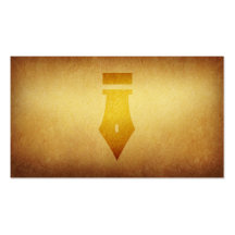 Papered Archive Writers Pen Business Card