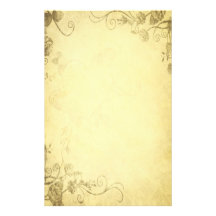 Papeterie antique vintage de mariage de regard papier à lettre personnalisé