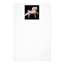 Papeterie de cheval de Saddlebred d'Américain Papier À Lettre Personnalisable