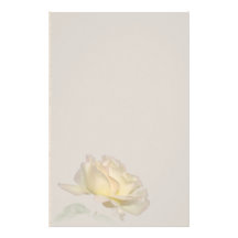 Papeterie de rose jaune papier à lettre personnalisé