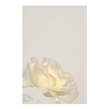 Papeterie de rose jaune motifs pour papier à lettre