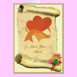 Papier d'amour - carte de fête des pères cartes