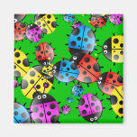 Papier peint de coccinelle aimants