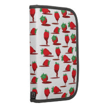Papier peint de fraise de chocolat agendas folio