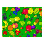 Papier peint de fruit carte postale