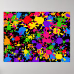 Papier peint d'éclaboussure posters