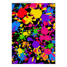 Papier peint d'éclaboussure cartes de vœux