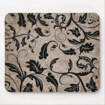 Papier peint français Mousepad de damassé de pays Tapis De Souris