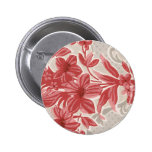 Papier peint rayé de cru de fleurs pin's avec agrafe
