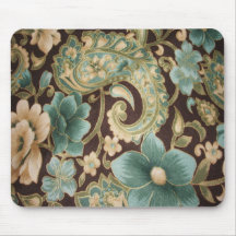 Papier peint vintage Mousepad floral Tapis De Souris