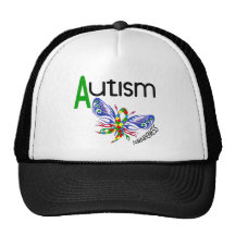Papillon 3,1 d'AUTISME Casquettes De Camionneur