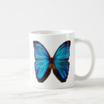 Papillon bleu de Morpho Tasse