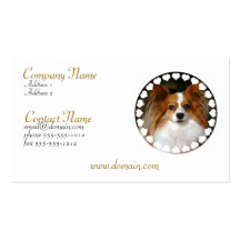 Papillon Business Card