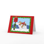 Papillon Christmas Mail Sable Cards