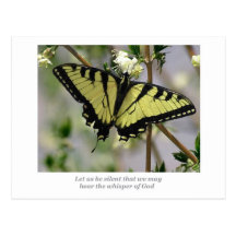 Papillon de chuchotement carte postale