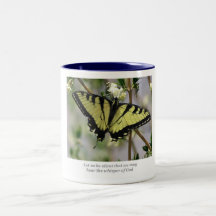 Papillon de chuchotement mug