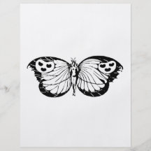 Papillon de femme prospectus personnalisés