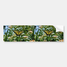 Papillon de machaon de tigre autocollant pour voiture