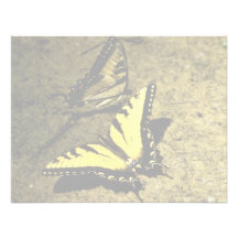 Papillon de machaon de tigre invitation