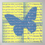 Papillon de slogan posters