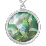 Papillon du collier portable d'art de magnolia