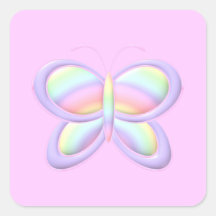 Papillon en pastel adhésif