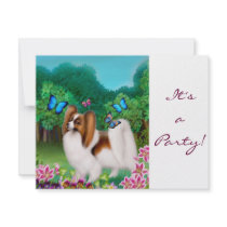 Papillon in Garden Invitation