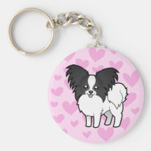 Papillon Love Key Chain