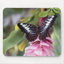 Papillon noir Mousepad Tapis De Souris