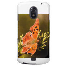 Papillon orange de point de polka coque galaxy nexus
