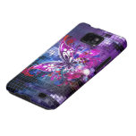 Papillon pourpre coque samsung galaxy SII