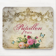 Papillon, tapis de souris