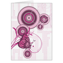 Papillon tourbillonnant cartes de vœux