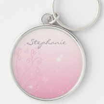 Papillons et étoiles Keychains de coeurs Porte-clé