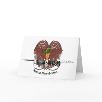 Papua New Guinea Coat of Arms Greeting Card