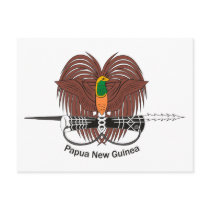 Papua New Guinea Coat of Arms Postcard